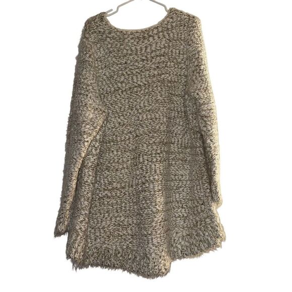 Lane Bryant Plus Size 22 Beige Metallic Knit Pullover Sweater - Picture 2 of 6